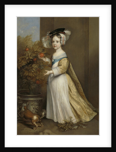 Portrait of William III, Prince of Orange, as a Child by Adriaen Hanneman