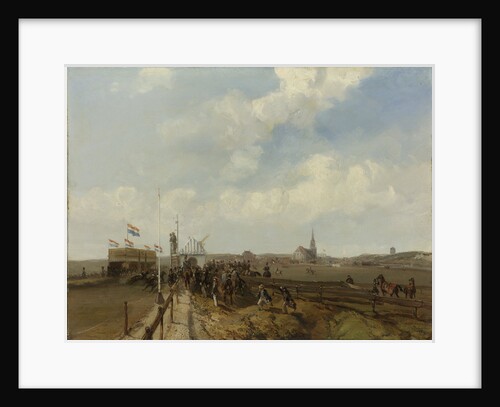Racetrack at Scheveningen, opened 3 August 1846 The Netherlands by Charles Rochussen