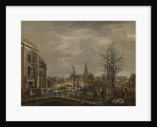 The Rapenburg in Leiden, The Netherlands by Carel Lodewijk Hansen