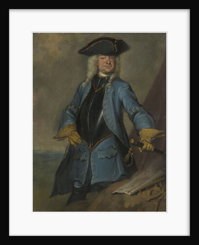 Portrait of Gerrit Sichterman, Quartermaster General of the Cavalry, Colonel of the Orange-Groningen Infantry, Commandant of Grave by Cornelis Troost