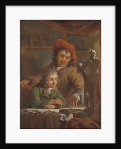 The Drawing Lesson by Abraham van Strij I