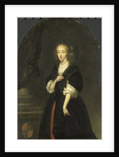 Portrait of Jacoba Bicker, wife of Pieter de Graeff by Caspar Netscher