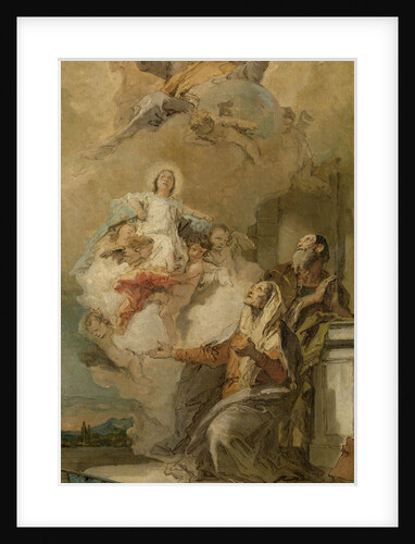The Immaculate Conception (Joachim and Anna receiving the Virgin Mary from God the Father) by Giovanni Battista Tiepolo