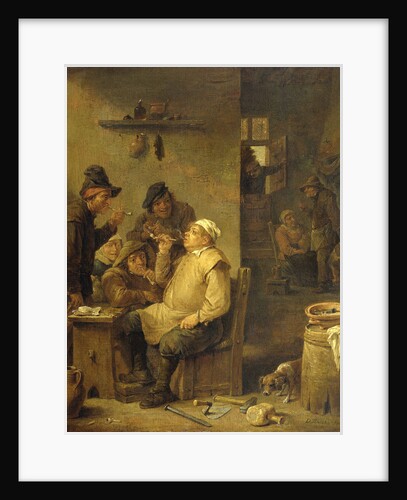 Bricklayer smoking a pipe by David Teniers II