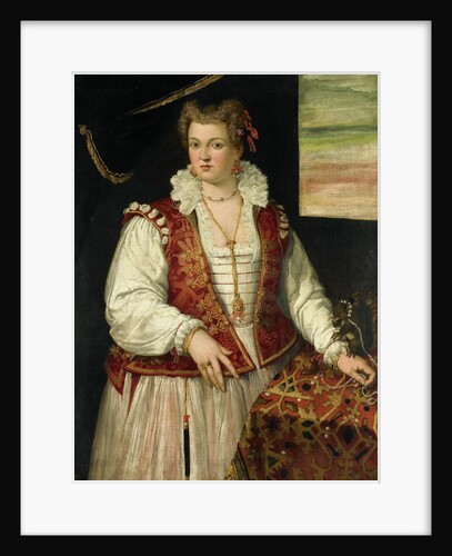 Portrait of a Woman with Squirrel by Francesco Montemezzano
