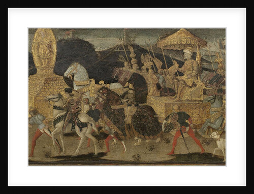Darius Marching to the Battle of Issus by Workshop of Apollonio di Giovanni