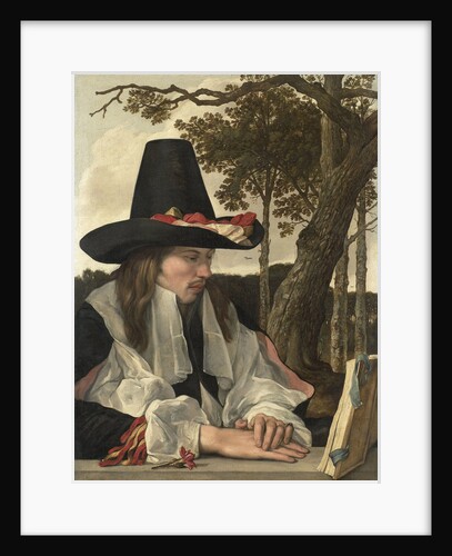 A Man Reading by Anonymous