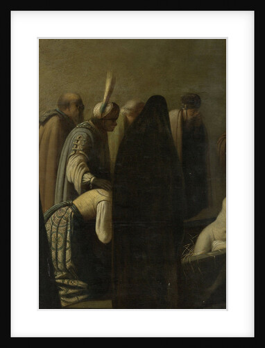 The raising of Lazarus by School of Rembrandt Harmensz. van Rijn