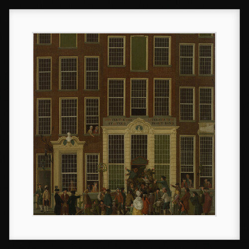 The Bookshop and Lottery Agency of Jan de Groot in the Kalverstraat in Amsterdam, The Netherlands by Isaac Ouwater