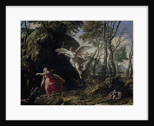 Hagar and Ishmael in the Desert by Francesco Cozza