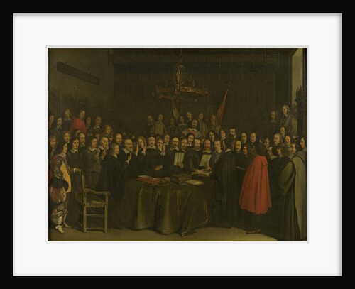 Ratification of the Treaty of Münster, 15 May 1648 by Gerard ter Borch II