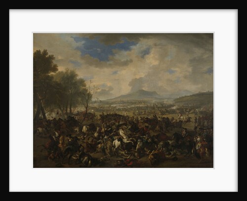 Battle at Ramillies on 23 May 1706 between the French and Allied Troops, Belgium by Jan van Huchtenburg