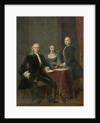 Family Group in an Interior by Frans van der Mijn
