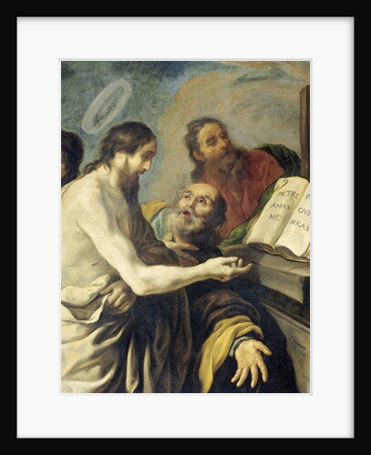 Christ Instructs Peter to Feed My Sheep by Claude Vignon