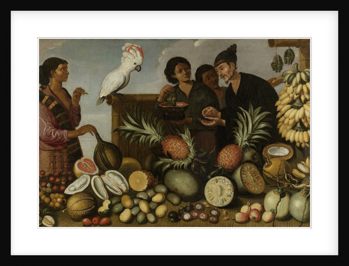 East Indian Market Stall by Albert Eckhout