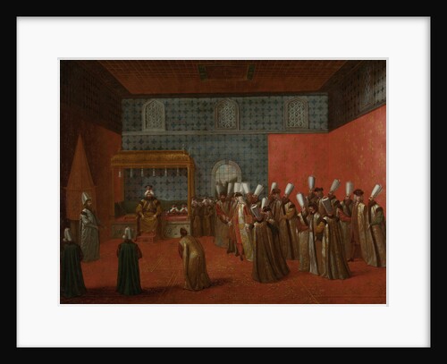Ambassador Cornelis Calkoen at his Audience with Sultan Ahmed III by Jean Baptiste Vanmour