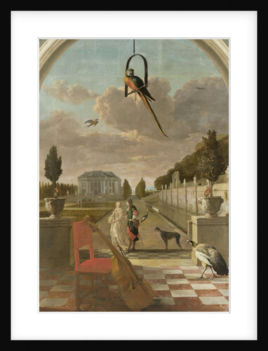Park with Country House by Jan Weenix
