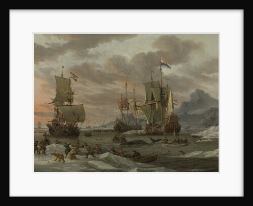 Whaling Grounds in the Arctic Ocean by Abraham Storck