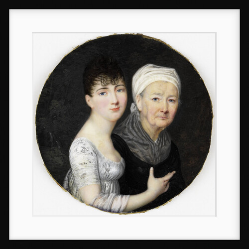 Portrait of an old and a young woman by Johns