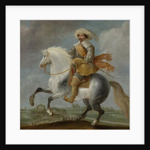 Prince Frederick Henry on Horseback in front of the s Hertogenbosch Fortress, 1629, The Netherlands by Pauwels van Hillegaert