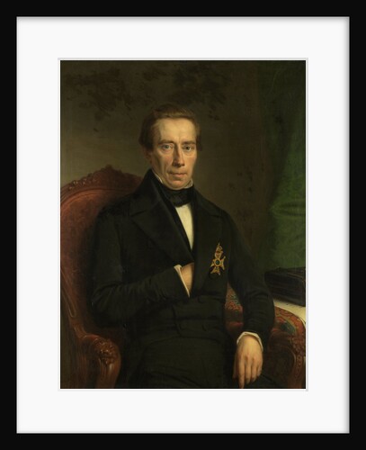 Portrait of Johan Rudolf Thorbecke, Minister of State and Minister of the Interior by Johan Heinrich Neuman