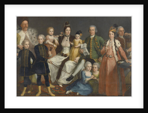 Portrait of David George van Lennep, Chief Merchant of the Dutch Factory at Smyrna (Izmir) and his Wife and Children by Antoine de Favray