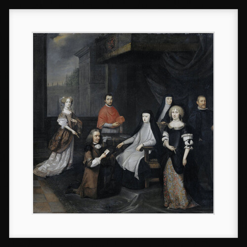 Reception of the Dutch ambassador Hieronymus van Beverningk by the Spanish queen-regent Maria-Anna of Austria, 2 March 1671 by Caspar Netscher