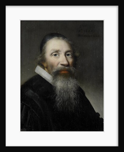 Portrait of a man, probably a clergyman by Anthonie Palamedesz.