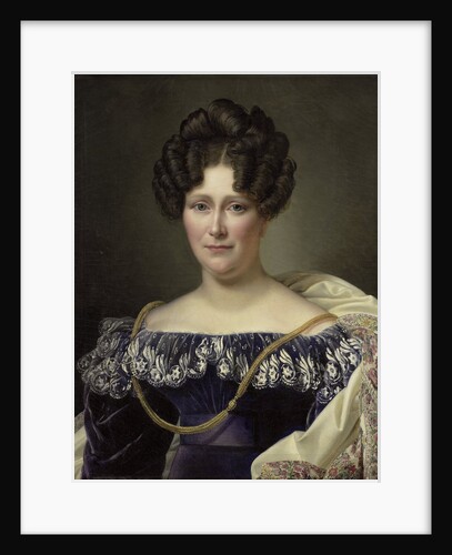 Portrait of Johanna Henriette Engelen, second Wife of Daniel Francis Schas by Alexandre Jean Dubois Drahonet