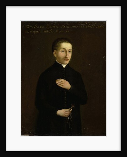 Portrait of Charles van der Meulen, Missionary to Curaçao by Anonymous
