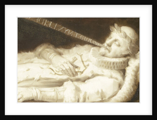 Dirk van Bronkhorst on his deathbed during the siege of Leiden in 1574 by Anonymous