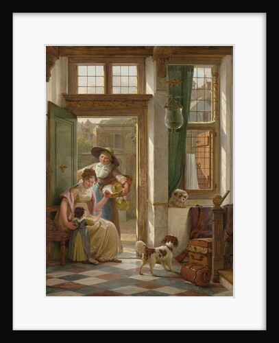 A Cherry Vendor at the Door by Abraham van Strij I