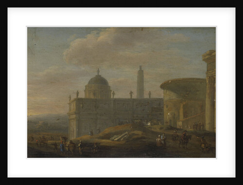 Italian city view by Jacob van der Ulft