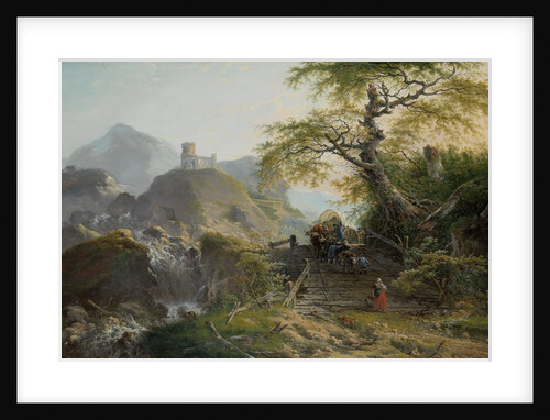 Mountainous Landscape near Düsseldorf, Germany by Gerard van Nijmegen