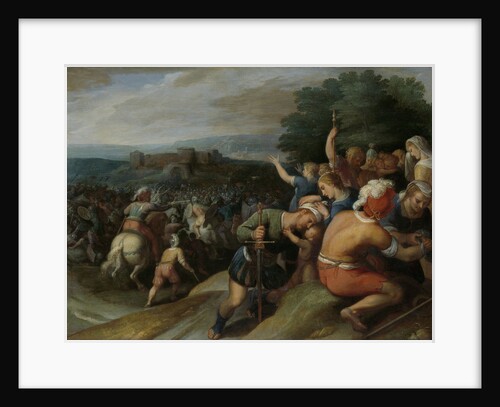 Claudius Civilis Blockades the Romans in Vetera Castra by Otto van Veen