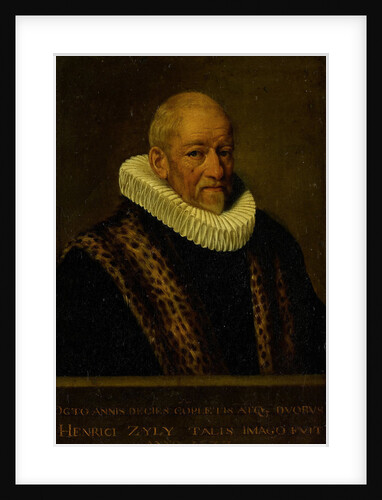 Portrait of Henricus van Zijl by Nicolaes van Borculo