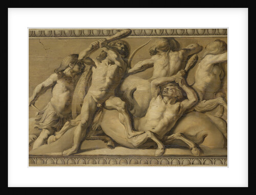 Hercules Slays the Centaurs, Jupiter Defeating the Centaurs by Jacob van Campen
