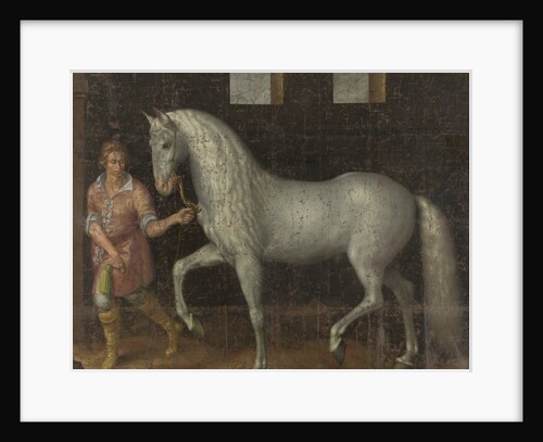 Spanish Warhorse Captured at the Battle of Nieuwpoort by Lodewijk Günther of Nassau-Siegen from Archduke Albert of Austria by Jacob de Gheyn II