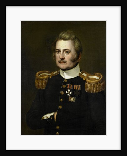 Portrait of J D B Wilkens, Lieutenant-Colonel in the Infantry by Jurjen de Jong