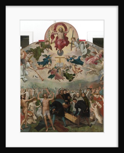 Last Judgment and the Burying of the Dead by Circle of Bernard van Orley