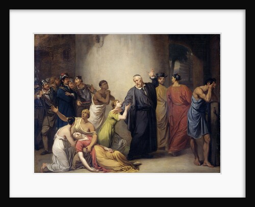 The Self-Sacrifice of Pastor Antonius Hambroek on Formosa, 1662 by Jan Willem Pieneman