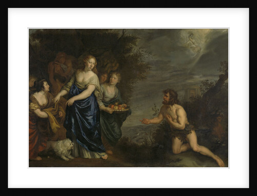 Odysseus and Nausicaa by Joachim von Sandrart