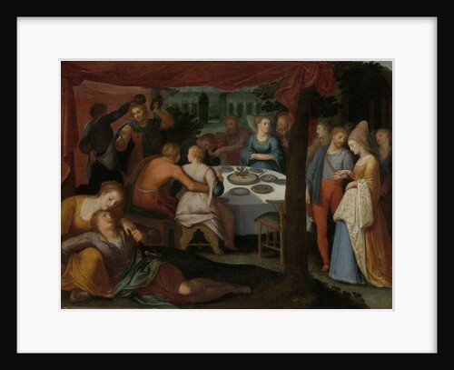 Evening Meal in the Woods by Otto van Veen