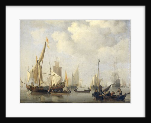 A Calm at Sea by Willem van de Velde II