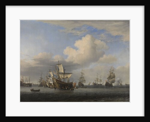 Captured English Ships after the Four Days Battle by Willem van de Velde II