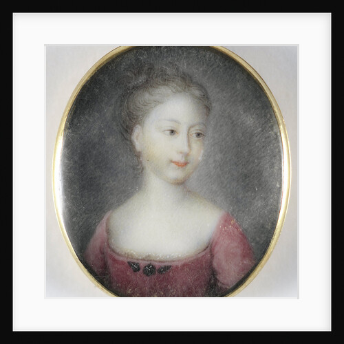 Portrait, a girl, probably a daughter of George II, King of England by Anonymous