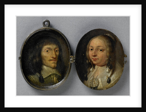 Portrait of a man and a woman by Anonymous