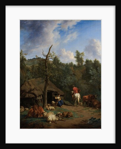 The cabin by Adriaen van de Velde