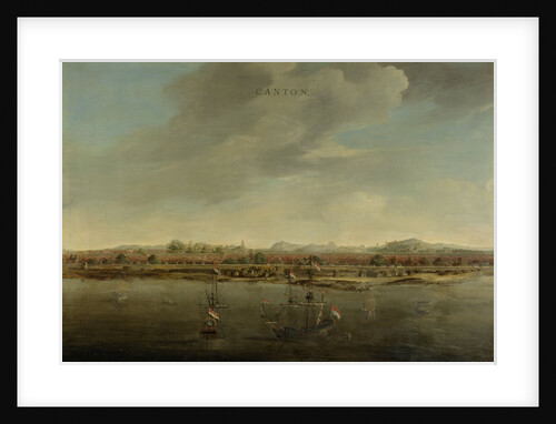 View of Canton in China by Johannes Vinckboons