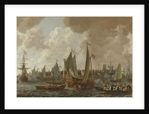 Arrival of Charles II, King of England, in Rotterdam The Netherlands, 24 May 1660 by Lieve Pietersz. Verschuier